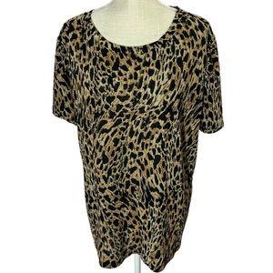 “White Stag” Animal Print Blouse